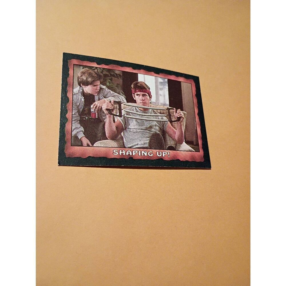 Vintage 1985 Warner Bros Topps Chewing Gum Goonies Trading Card #13 Shaping Up